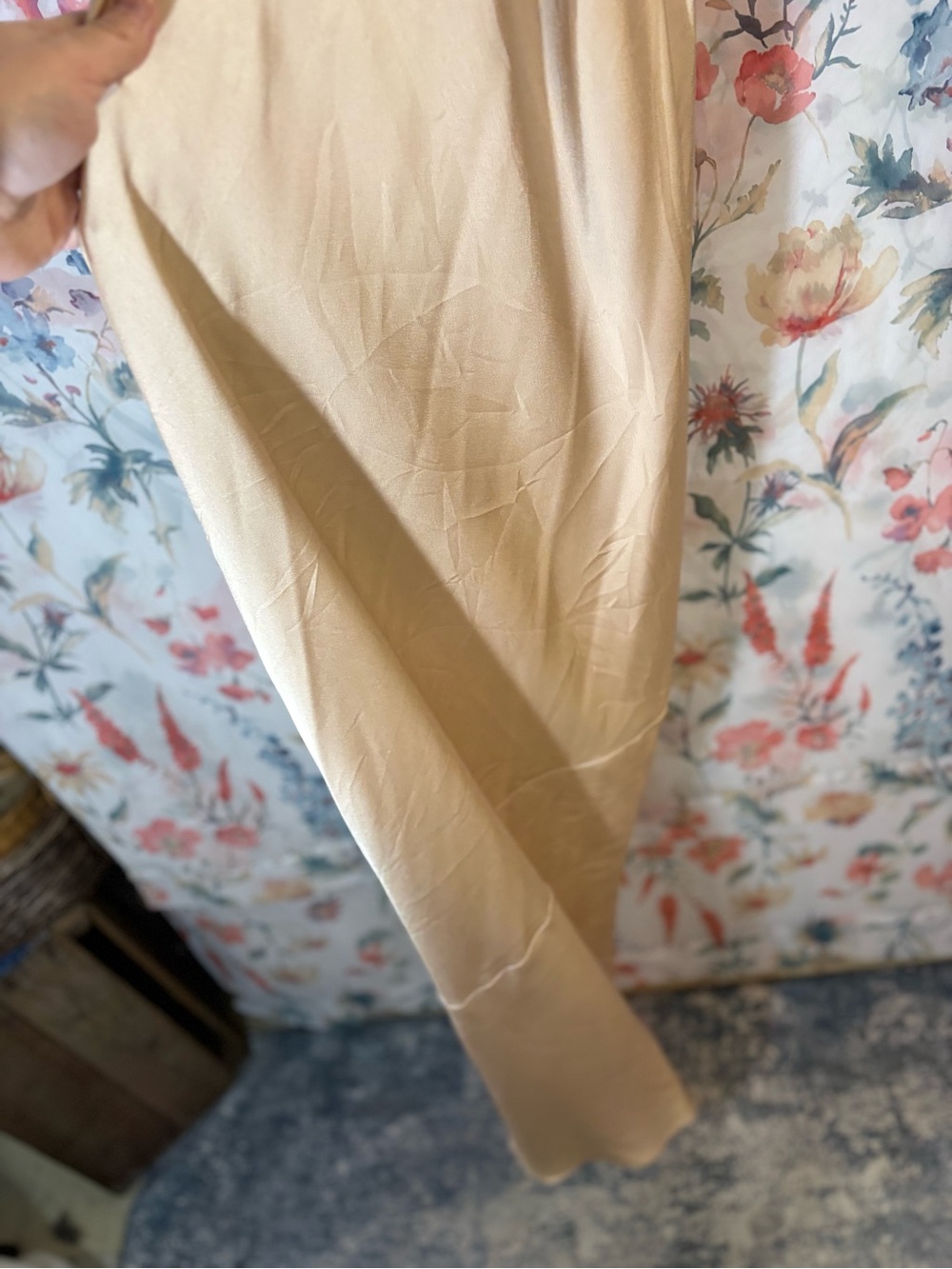 Show Me Your Mumu Satin Slip Dress in Champagne - Picture 7 of 10